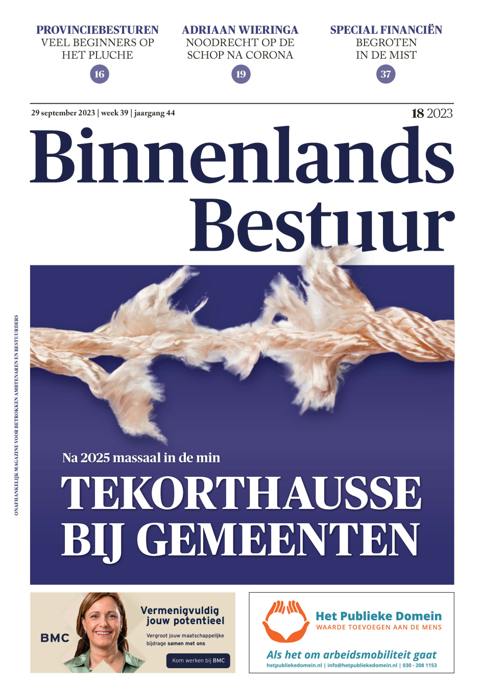 Binnenlands Bestuur 18-2023 | Binnenlands Bestuur